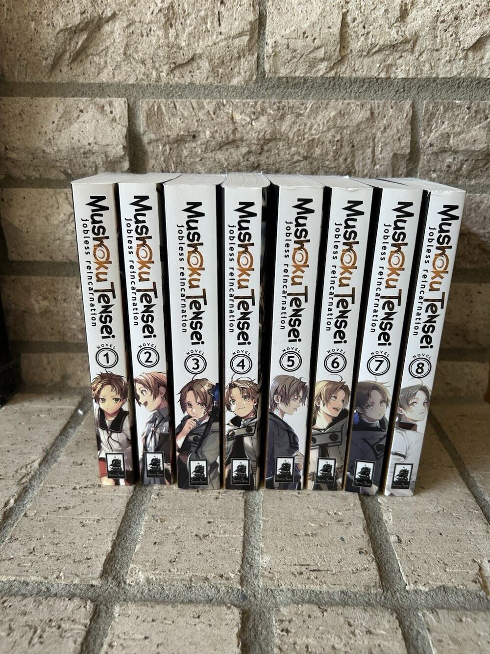 Mushoku Tensei: Jobless Reincarnation Novels Volumes 1-8 English G26